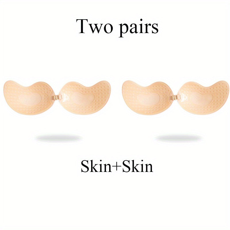 Invisible Stick-On Lift Bra, Strapless & Seamless Push Up Self-Adhesive Bra, Soft & Supportive, Women's Lingerie & Underwear - Hiccupzz