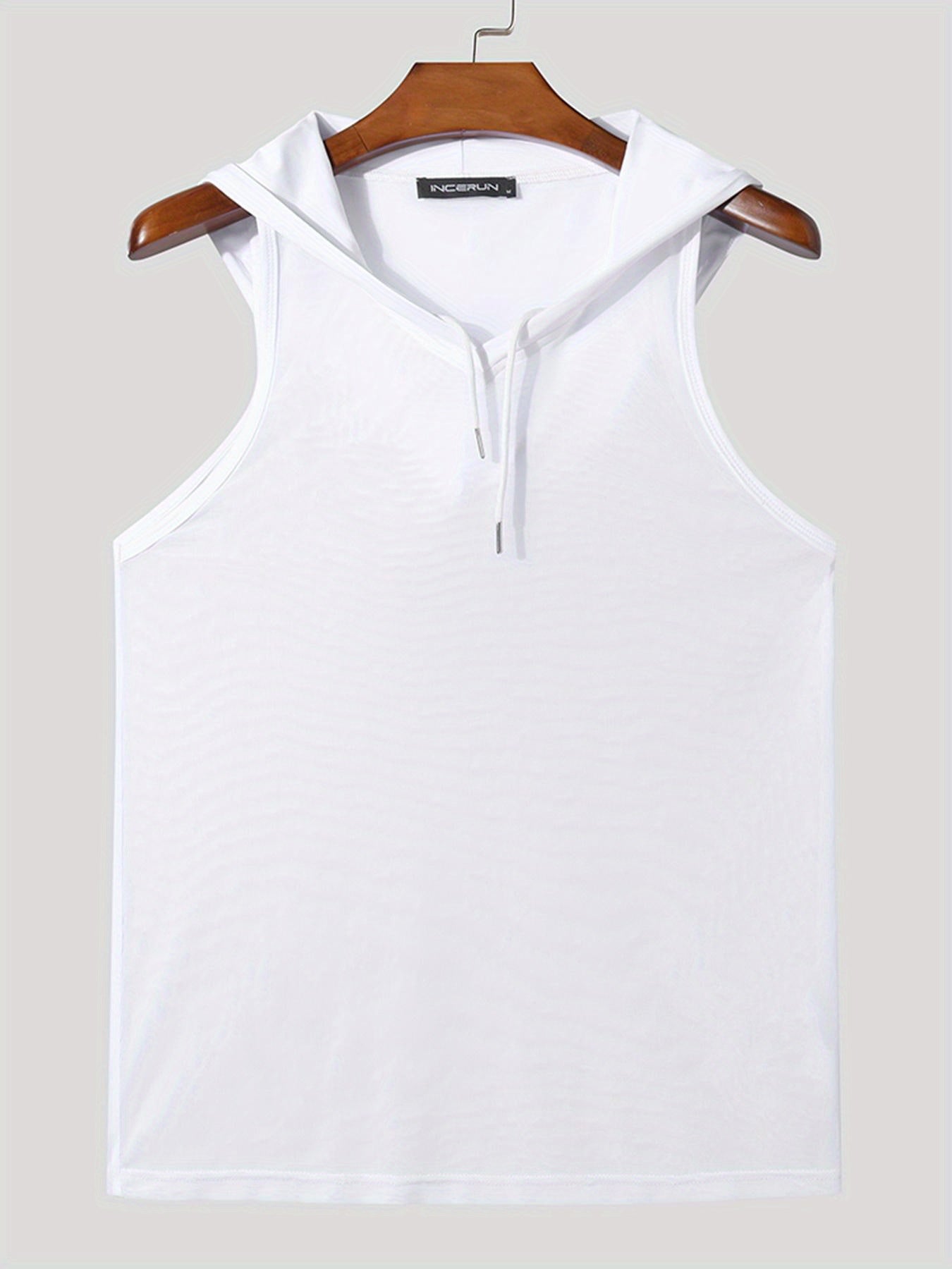 Men's Quick-Dry Hooded Gym Tank Top - Moisture-Wicking Athletic Sleeveless Shirt - Hiccupzz