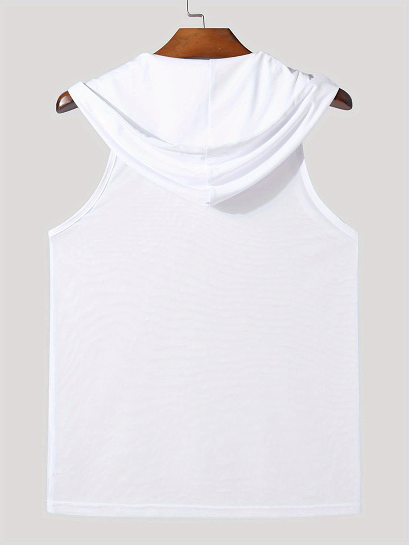 Men's Quick-Dry Hooded Gym Tank Top - Moisture-Wicking Athletic Sleeveless Shirt - Hiccupzz