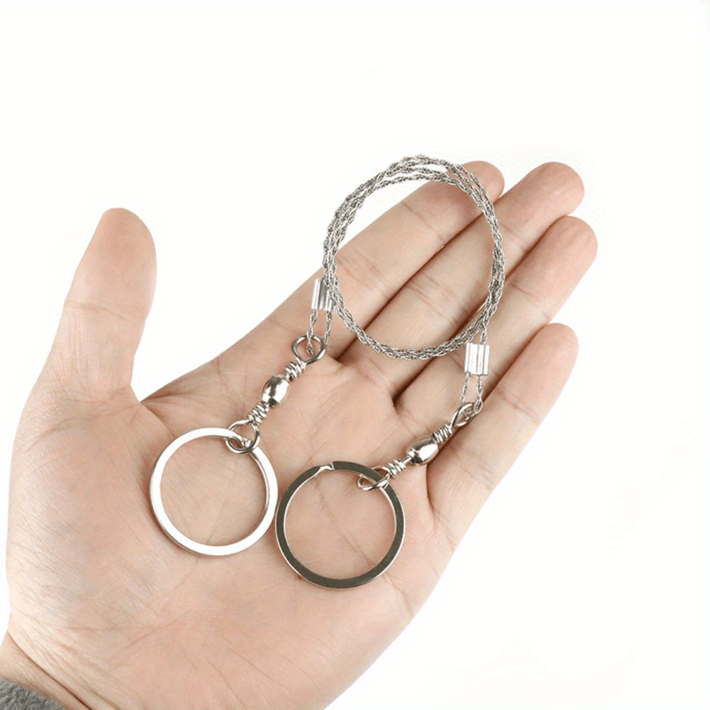 Portable Stainless Steel Survival Chain Saw - Manual Outdoor Wire Saw for Camping, Hiking, and Backpacking - Hiccupzz