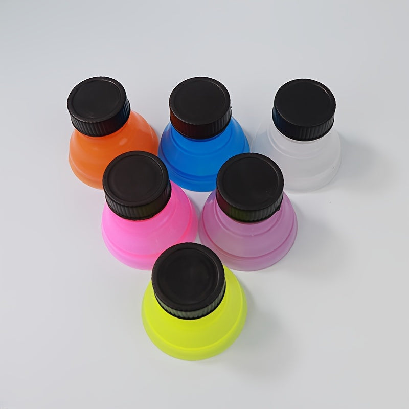 6 Pcs Reusable Can Covers - Perfect for Soda, Beer, Energy Drinks & More - Ideal for Picnics, Beach Parties & Gatherings, Pop Can Bottle Tops, Juice Seltzer