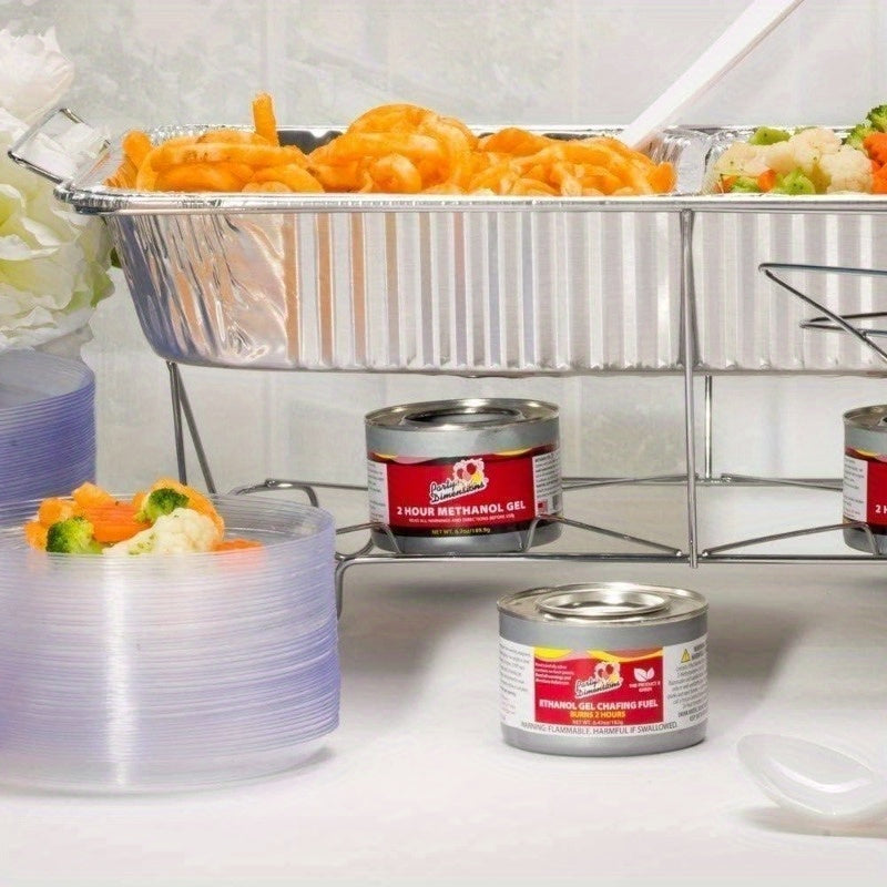 50-Pack Extra Heavy Duty Full-Size Aluminum Foil Pans – 21"x13" - Hiccupzz