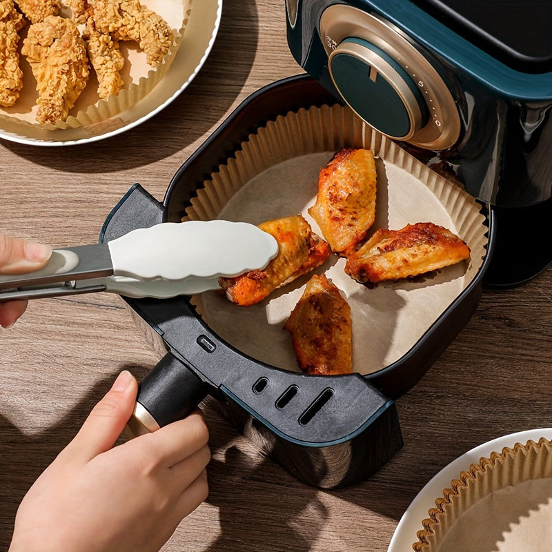 Non-Stick Disposable Air Fryer Paper Lining for Square Baking & Cooking – Oven & Microwave Safe - Hiccupzz