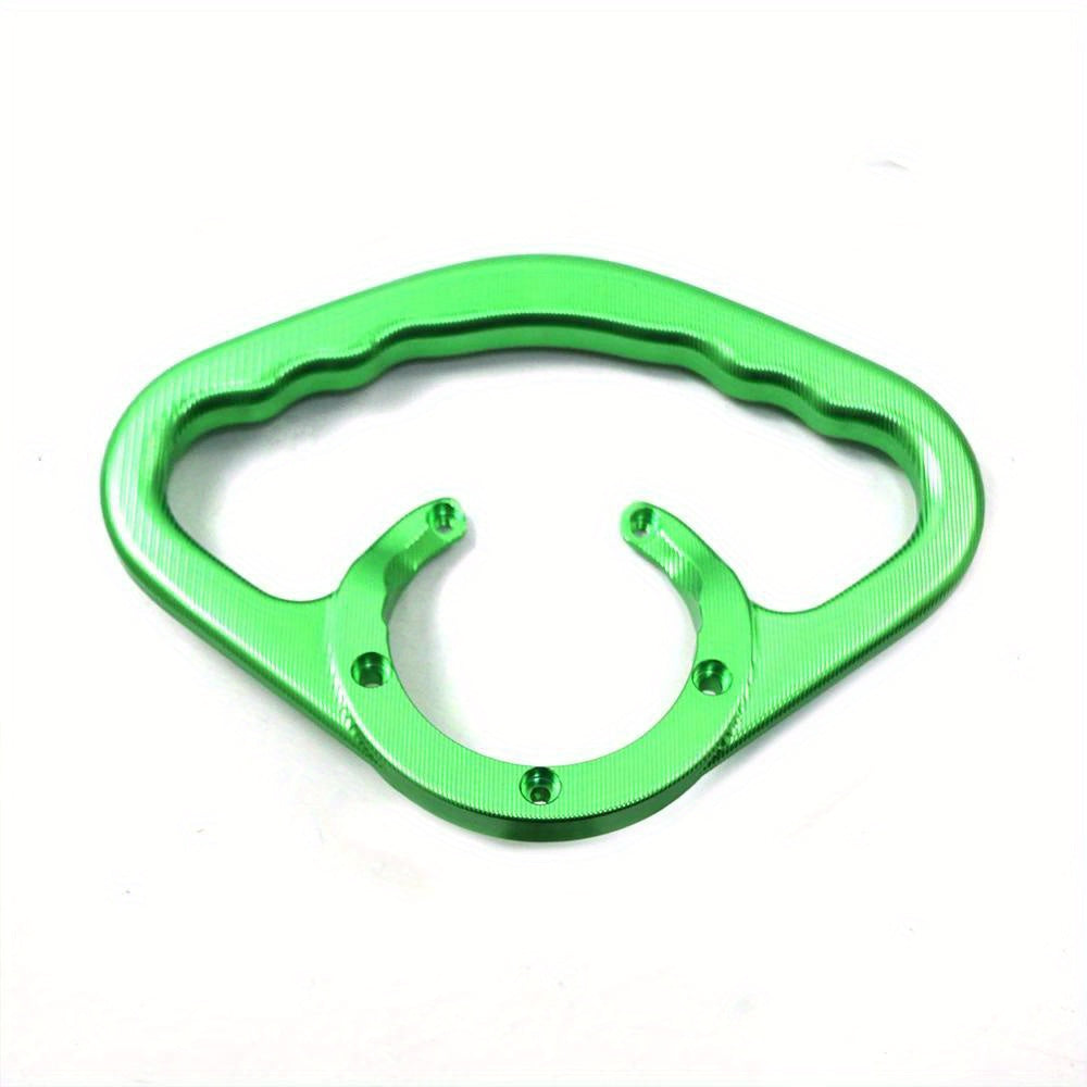 Kawasaki Passenger Fuel Tank Handle - Aluminum Alloy Armrest for Z800, Z1000, ER-6N, ER-6F, Ninja 300, ZX-6R, ZX-10R, ZZR1400 - Available in Black, Red, Blue, Green - Hiccupzz