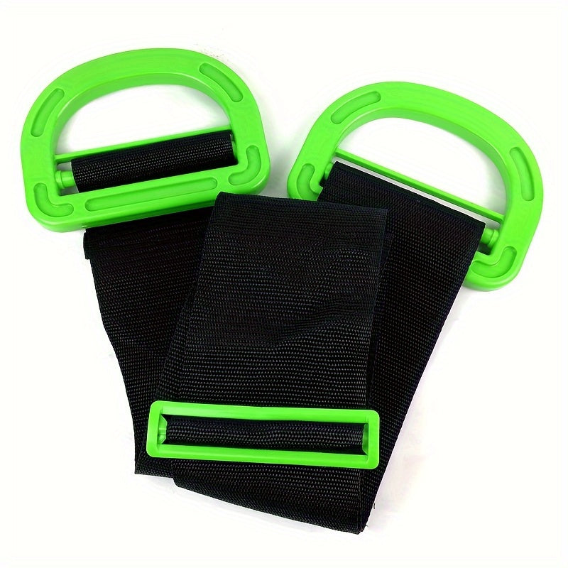 Adjustable Heavy-Duty Moving and Lifting Straps - 600 lbs Capacity, Furniture & Object Carrier with Ergonomic Handle for Safe and Easy Maneuvering - Hiccupzz