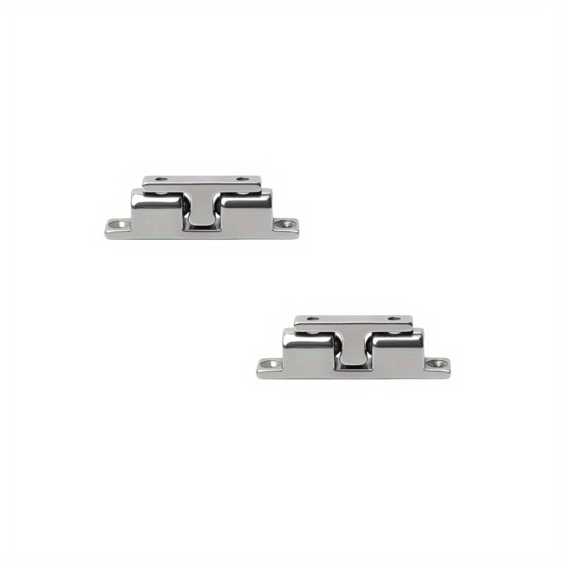 1 Pc/2 Pcs Stainless Steel Magnetic Door Latch - No-Drill Suction, Strong Magnetic, Anti-Collision, for Bedroom, Bathroom, Wardrobe, Cabinet