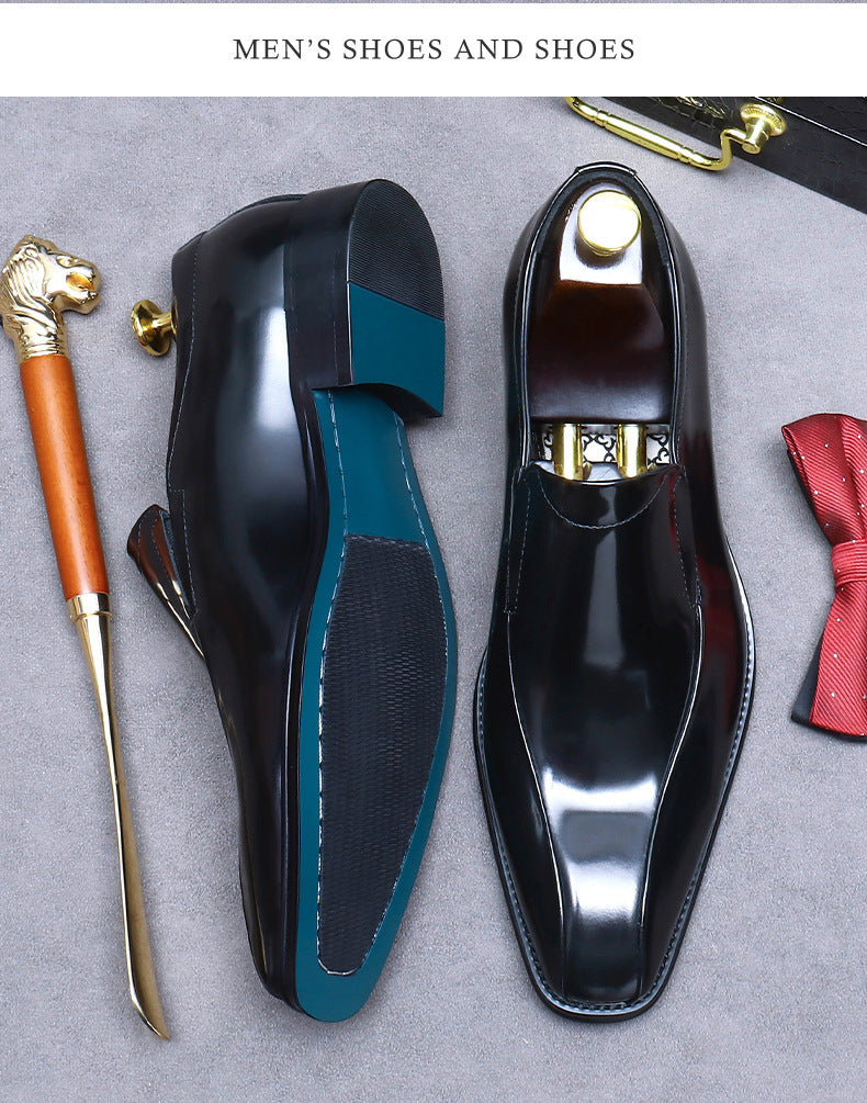 Business Formal Wear Shoes Cowhide Men's Office Shoes - Hiccupzz