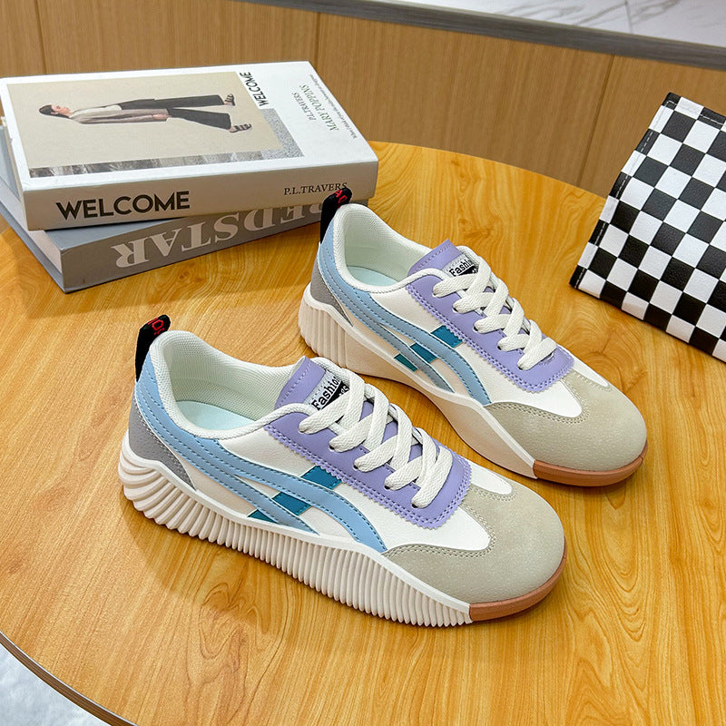 Women's Breathable Casual Flat White Shoes - Hiccupzz