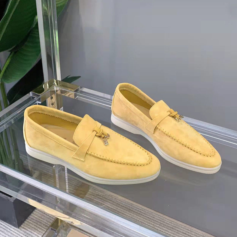Versatile Casual Leather Women's Shoes - Hiccupzz