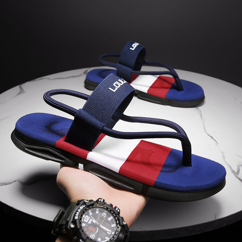 Men Sandals Outdoor Sport Flip Flops Comfort Casual Thong Beach Shoes - Hiccupzz