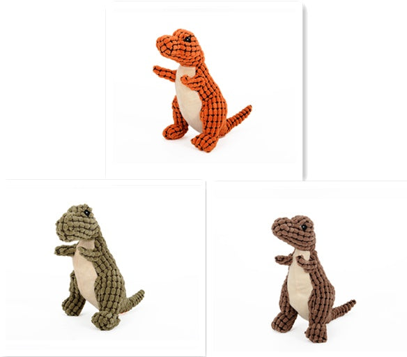 Dinosaur Pet Toys Giant Dogs Pets Interactive Dog Toys For Large Dogs Chew Toys Chihuahua Plush Stuffing Squeakers - Hiccupzz