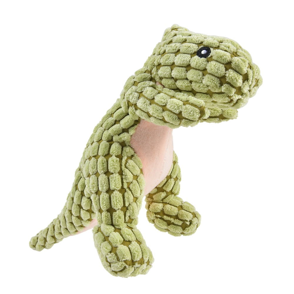 1 Pc Cats and Dogs Pet Plush Dinosaur Toys Interactive Dog Chew Toys Plush Stuffing Pet Supplies - Hiccupzz