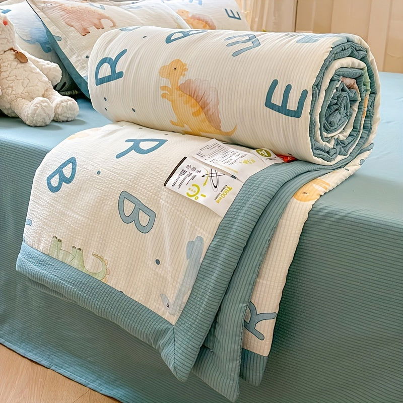 1 Pc Cool blanket Air Conditioning Quilt Light And Breathable, Skin-friendly, And Odorless, Suitable For Single And Double Bedroom - Hiccupzz