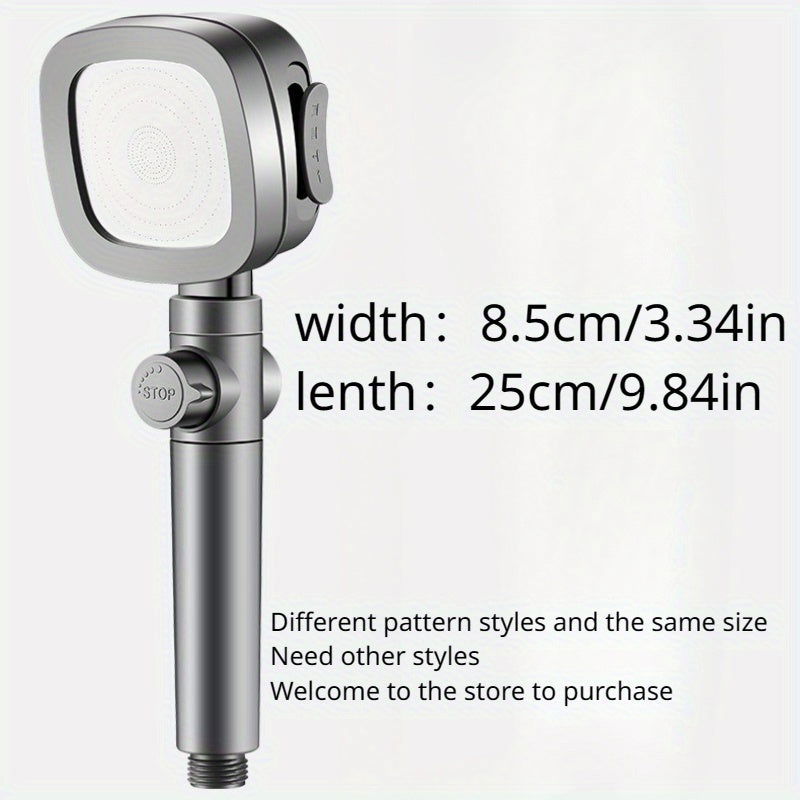 1 Pc Filtered RV Shower Head with One-Button Water Stop - Enjoy a Refreshing and Clean Shower Experience - Hiccupzz