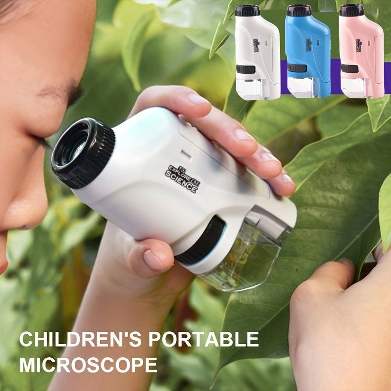 1 Pc Portable Microscope - Explore Nature's Wonders, Ideal Educational Gift & School Supply - Hiccupzz