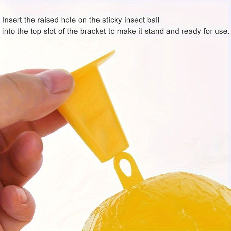 1 Pc Sticky Insect Ball – Fruit Fly and Mosquito Catcher for Yard, Kitchen, and Orchard Pest Control - Hiccupzz