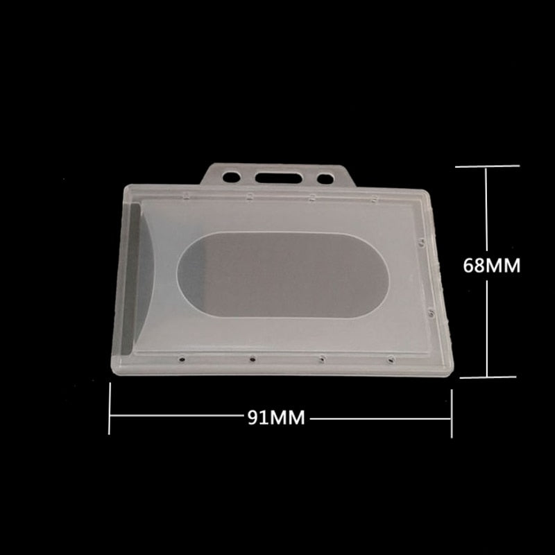 1 Pcs Plastic ID Card Badge Holder Student Staff Work ID Holder for Business Exhibition Office Supplies Nurse Accessories - Hiccupzz