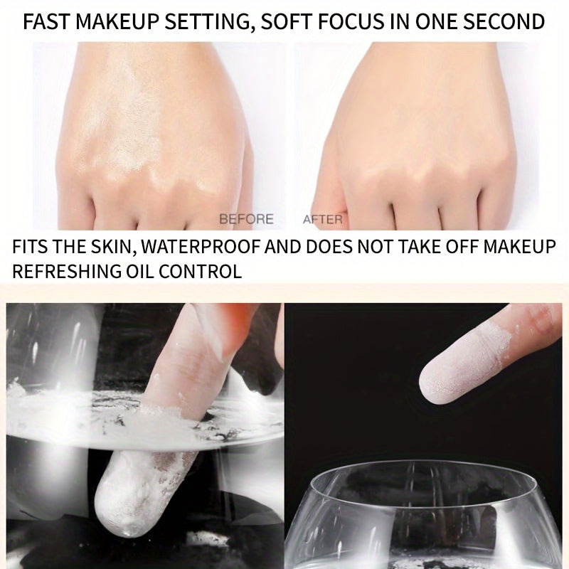 Shine-Free Matte Finishing Powder - Long-lasting & Lightweight Formula for Oil Control and Translucent Setting of Foundation Makeup with Brush Included - Hiccupzz