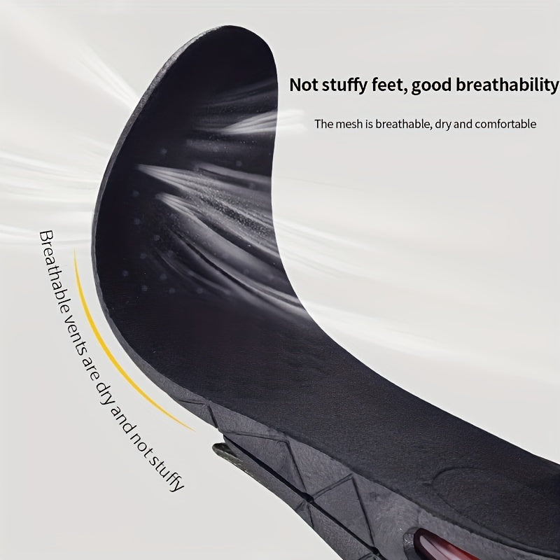 Invisible Height Increased Insole, Men Women Heel Lift Taller Shoe Inserts Pad Adjustable More Comfortable Supporting Insole For Unisex - Hiccupzz
