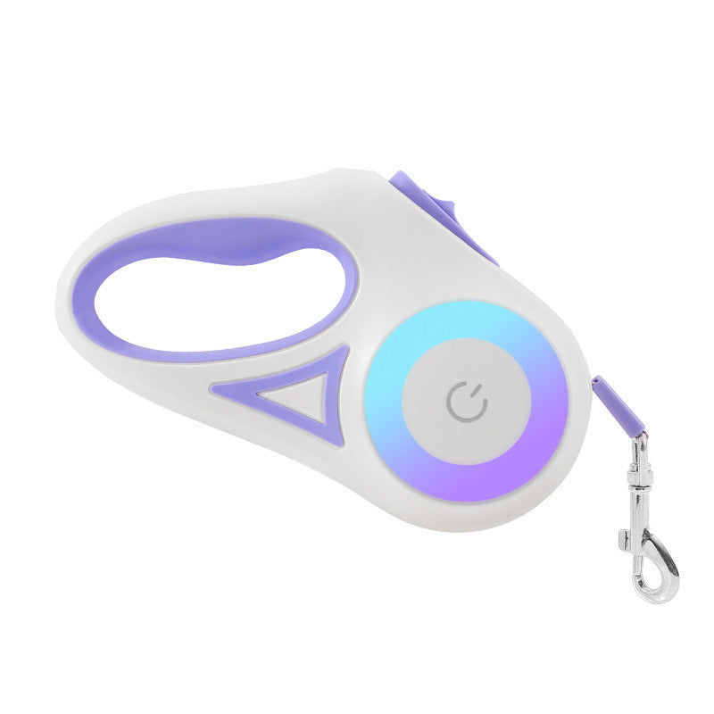 Dog Leash Retractable Leash And Dog Collar Spotlight Automatic Pet Dog Cat Traction Rope For Small Medium Dogs Pet Product - Hiccupzz