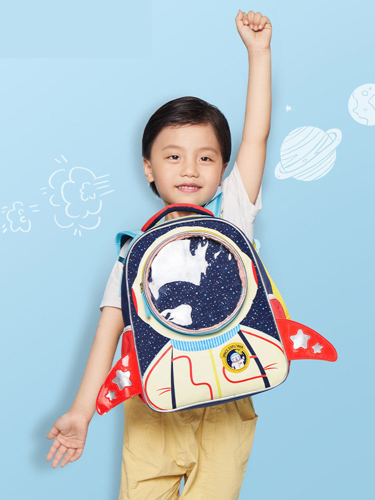 Little Tail New Cartoon Cute Male Children's School Bag - Hiccupzz