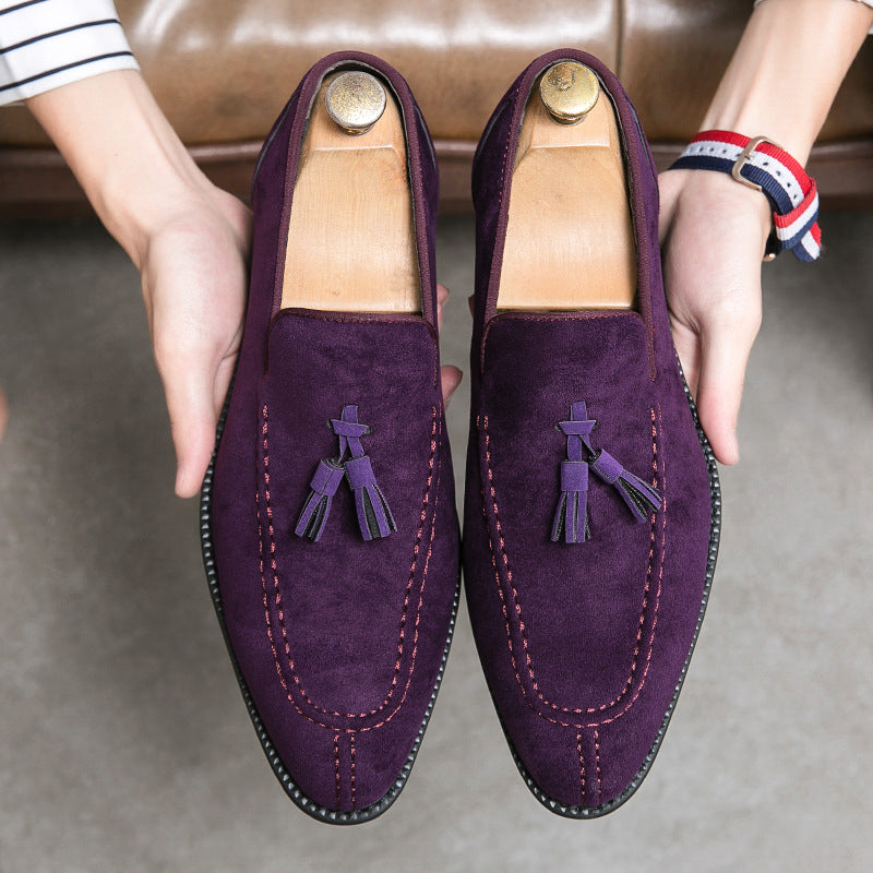 Men's Suede Matte Fashion Leather Shoes - Hiccupzz