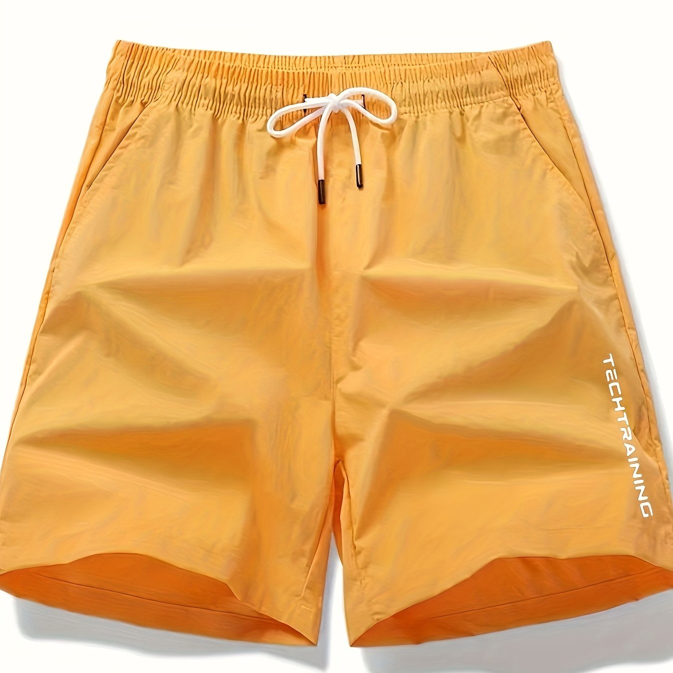 Men's Casual Loose Fit Active Shorts, Chic Letter Print Sports Shorts For Summer - Hiccupzz