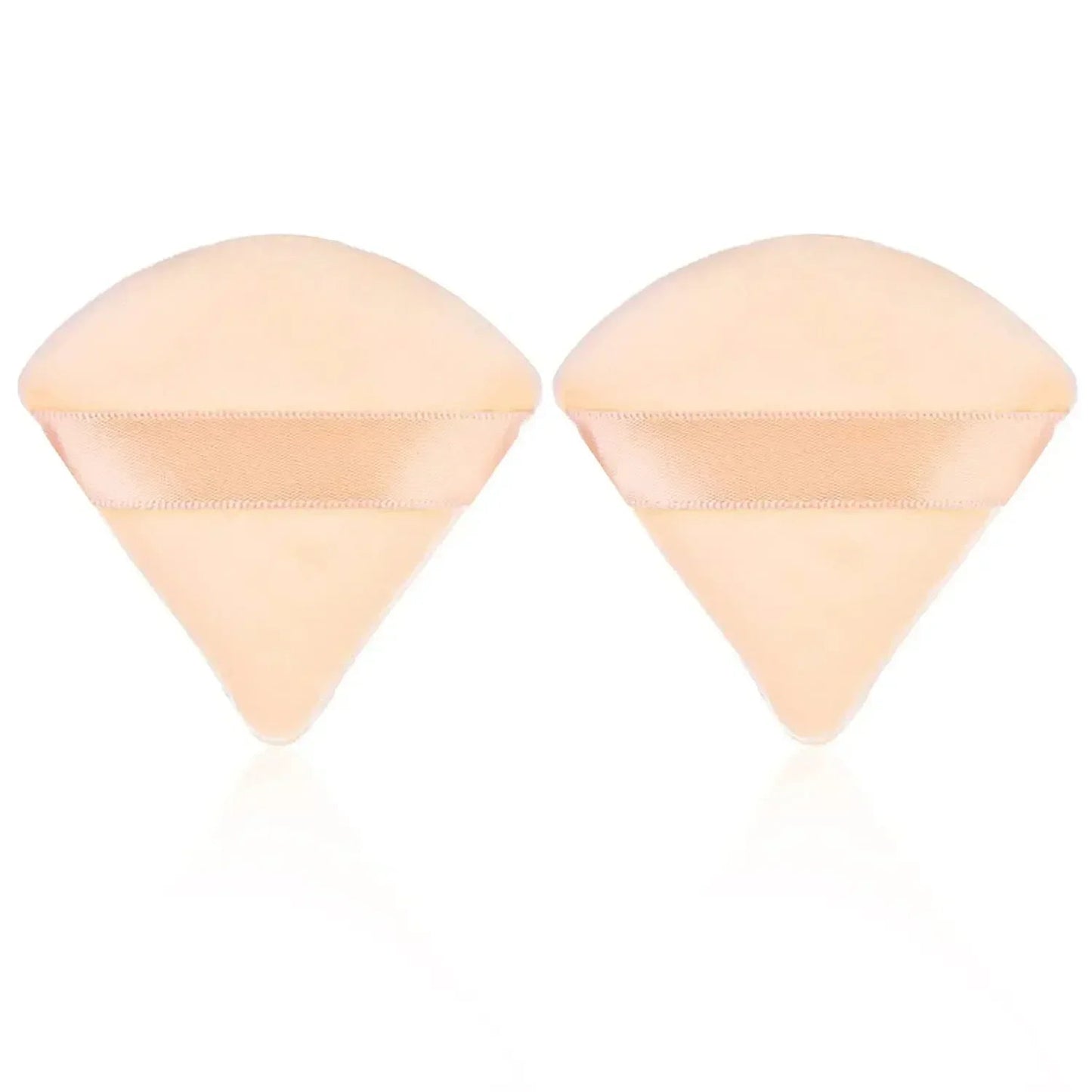 2/6PC Triangular Powder Puff Dry Powder Wet and Dry Makeup Setting Powder Puff Makeup Sponge Air Cushion Beauty Makeup Tools - Hiccupzz