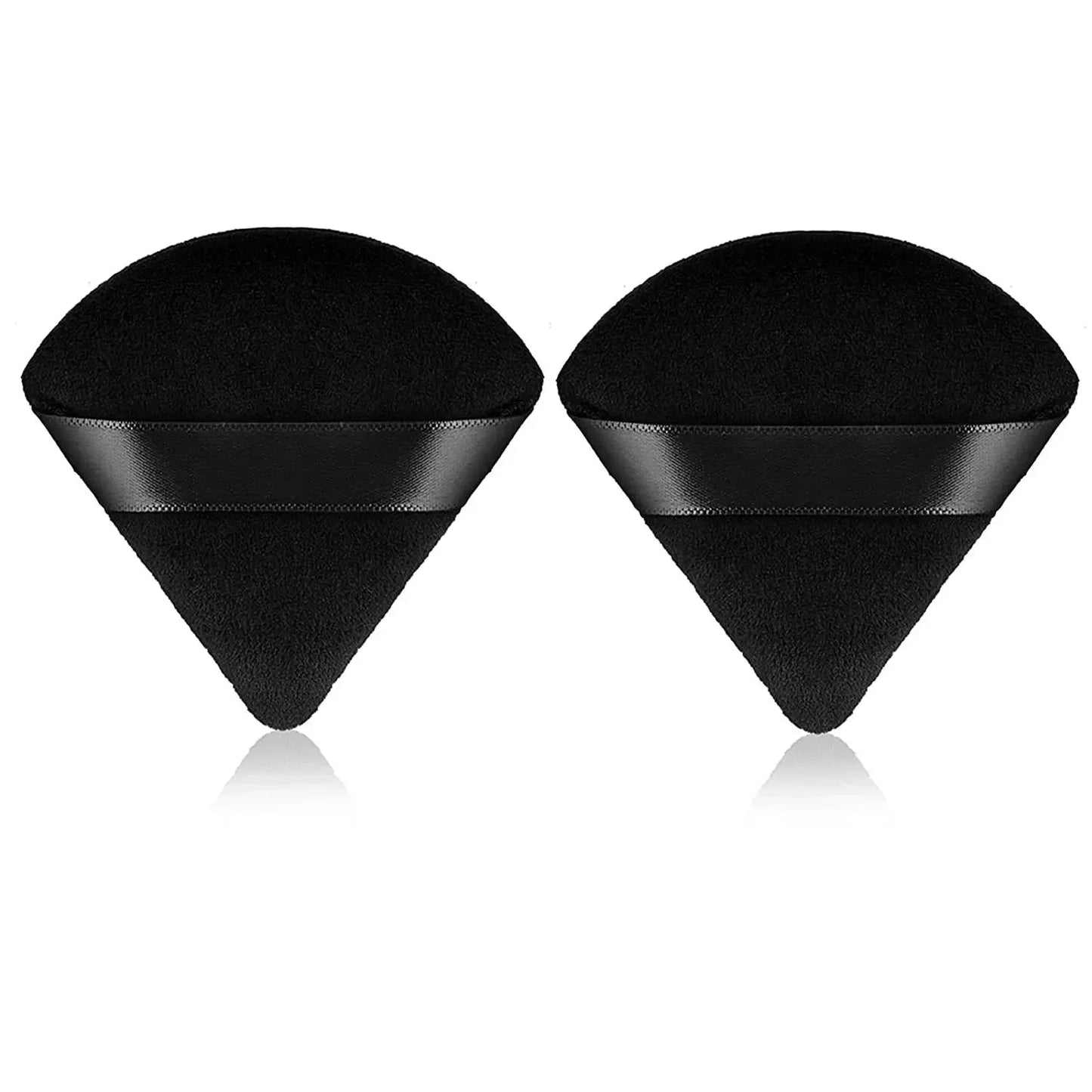 2/6PC Triangular Powder Puff Dry Powder Wet and Dry Makeup Setting Powder Puff Makeup Sponge Air Cushion Beauty Makeup Tools - Hiccupzz