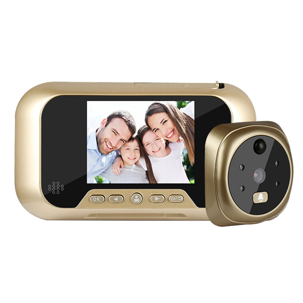 2.8 Inch Infrared Night Vision Camera Video Intelligent Electronic Peephole Visual Peephole Doorbell - Hiccupzz