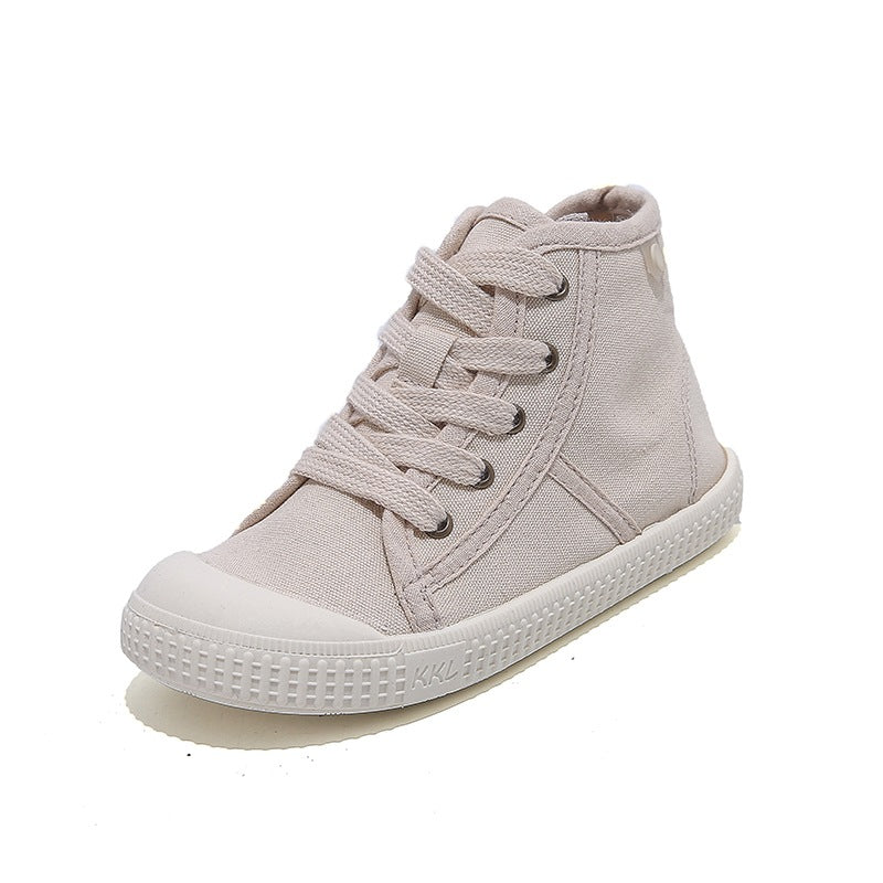 Children's Cloth Soft Bottom Spring And Autumn Korean Style Canvas Shoes - Hiccupzz