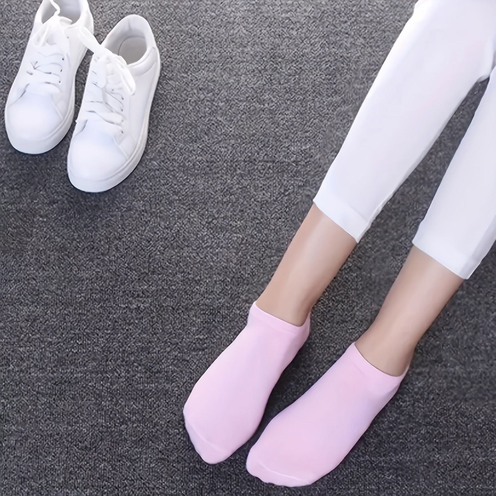 20 Pairs Candy Color Socks, Lightweight & Breathable Low Cut Ankle Socks, Women's Stockings & Hosiery - Hiccupzz