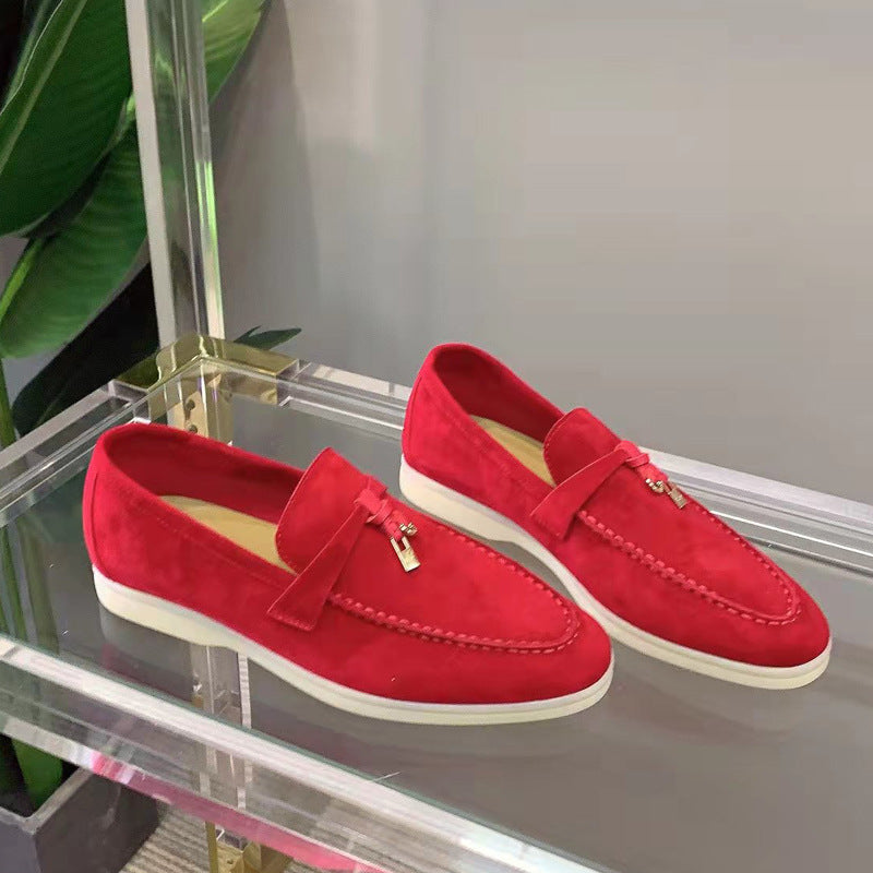 Versatile Casual Leather Women's Shoes - Hiccupzz