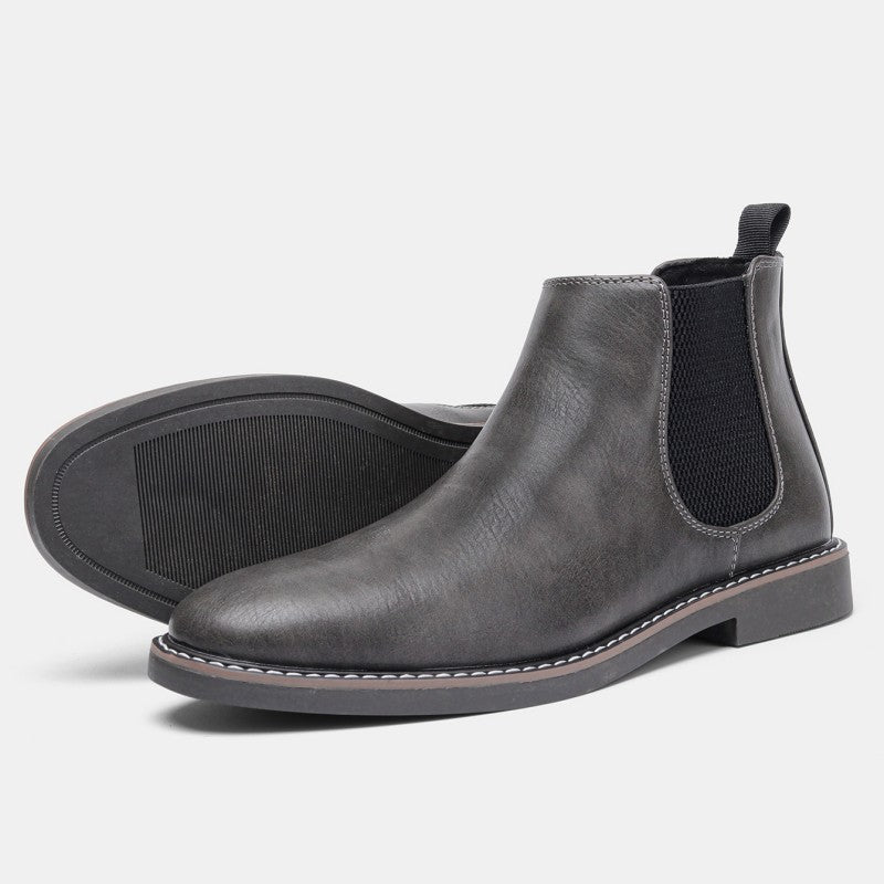 Men's Fashion Retro Cowhide Boots - Hiccupzz