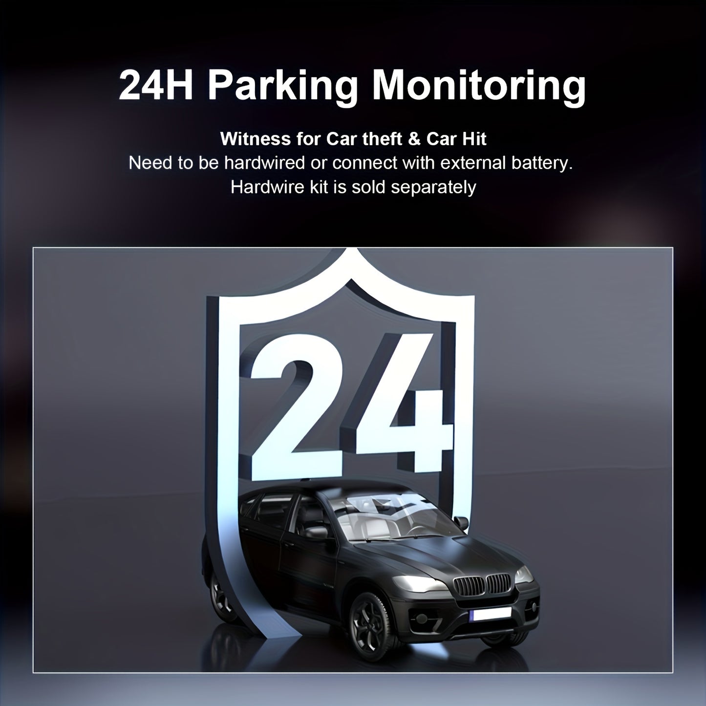 Smart 4K UHD Dual Dash Cam For Cars Touch Screen & APP Control, Front 4K+Rear 1080P, 170° Wide Angle, Super Night Vision, Built-in Wi-Fi GPS, WDR/HDR - Hiccupzz