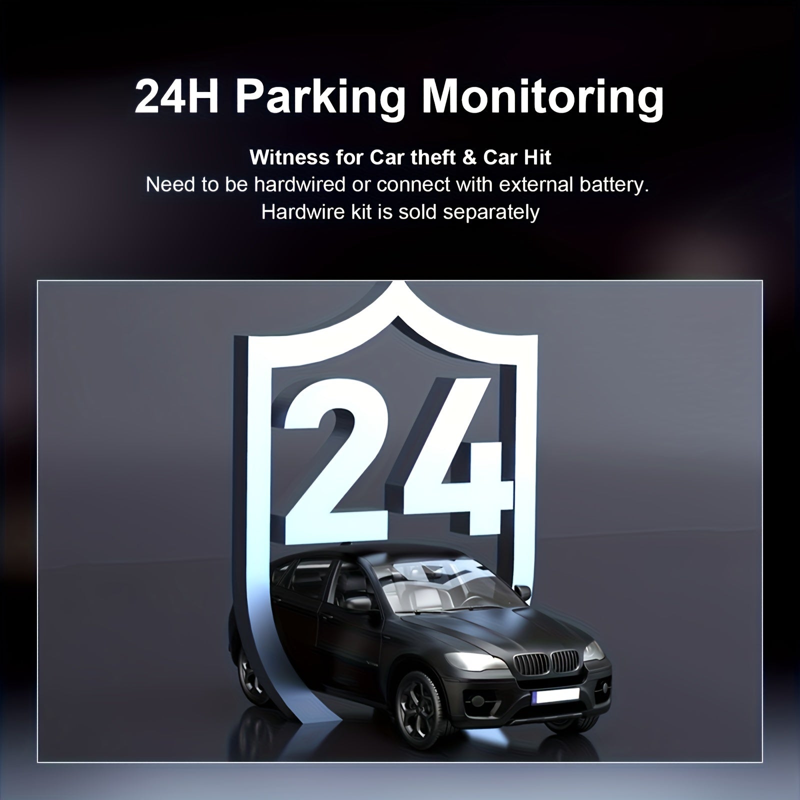 Smart 4K UHD Dual Dash Cam For Cars Touch Screen & APP Control, Front 4K+Rear 1080P, 170° Wide Angle, Super Night Vision, Built-in Wi-Fi GPS, WDR/HDR - Hiccupzz