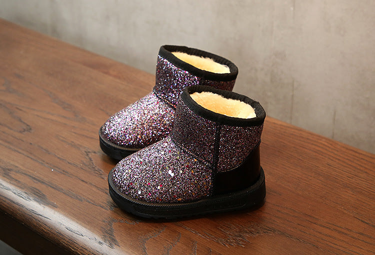 Children's snow boots in sequins - Hiccupzz