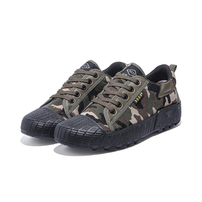 Men's Construction Site Labor Shoes, Wear-resistant And Breathable Canvas - Hiccupzz