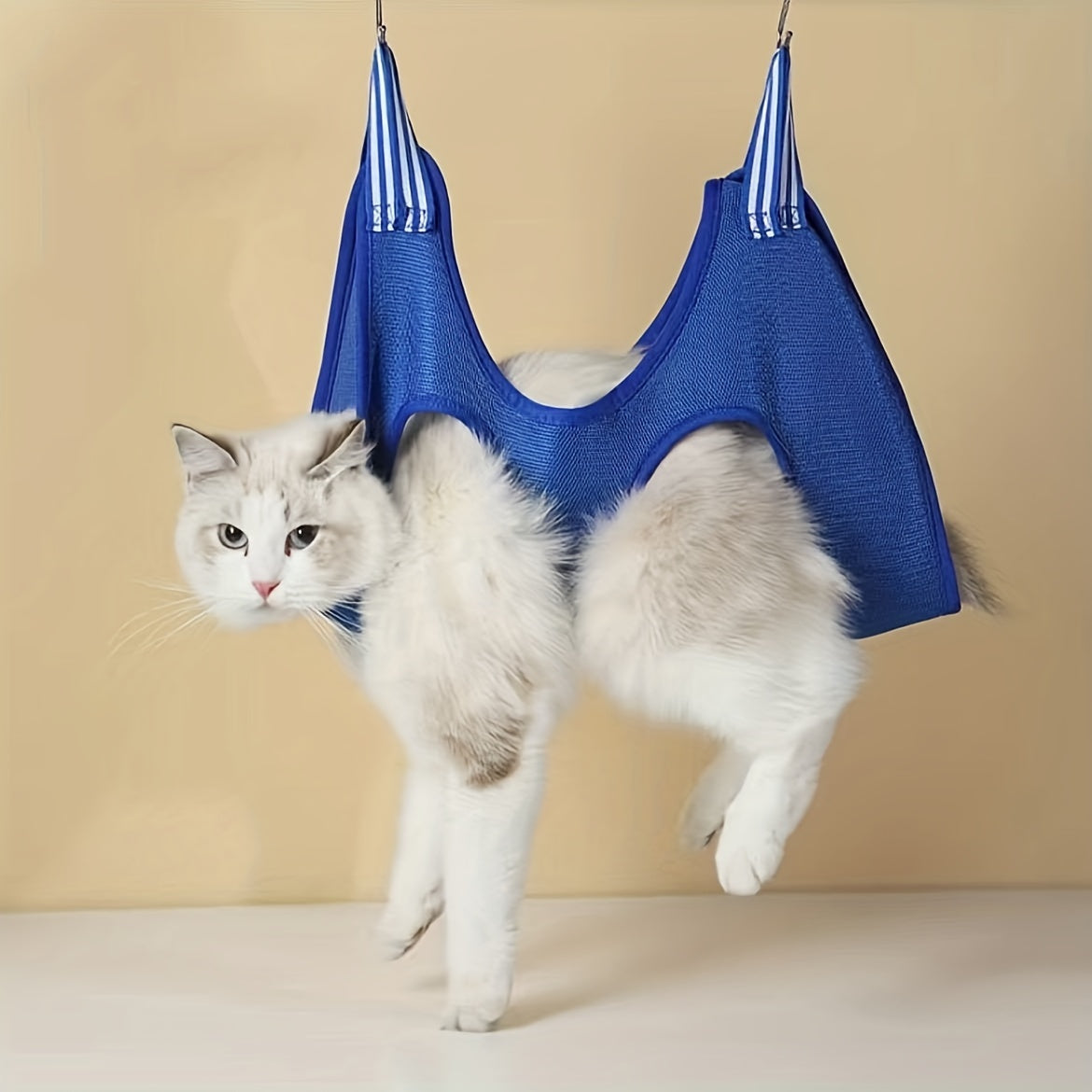Pet Grooming Hammock For Dog & Cat, Cat Hammock Restraint Bag For Bathing Trimming Nail Clipping - Hiccupzz