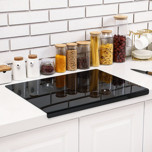 Acrylic Cutting Board for Kitchen Counter Cutting Board with Lip Non Slip Lightweight Acrylic Chopping Board for Countertop Protector Cover Home and Kitchen Gifts (Black, 36 x 24 Inch) - Hiccupzz