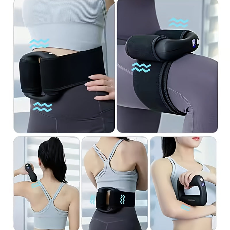 The Latest Fully Upgraded Fascia Massage Ring - 5 Handheld Applications, 5 Modes, 5 Frequencies for Muscle Fatigue and Toning, Lightweight for Shoulder, Waist, and Leg