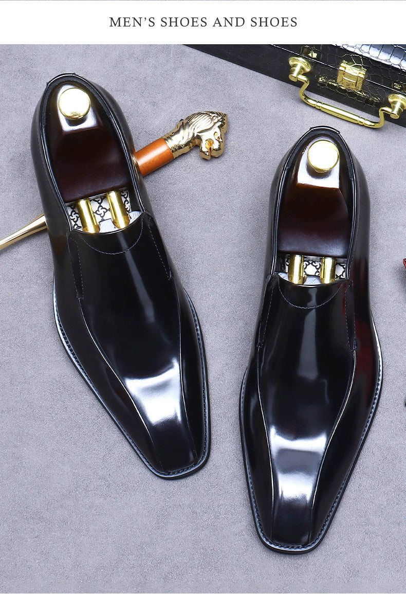 Business Formal Wear Shoes Cowhide Men's Office Shoes - Hiccupzz
