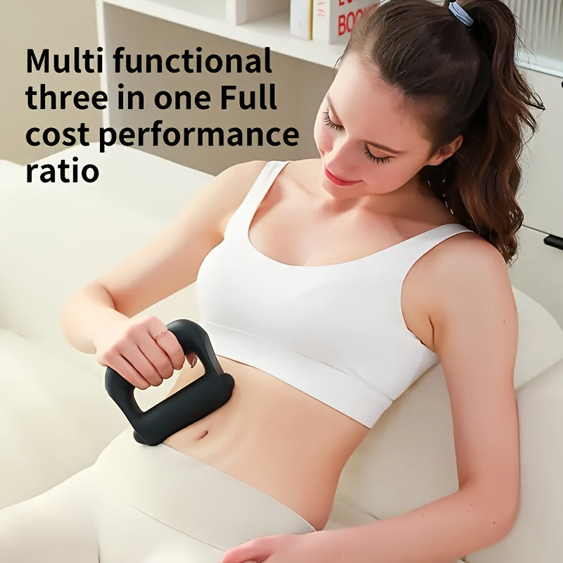 The Latest Fully Upgraded Fascia Massage Ring - 5 Handheld Applications, 5 Modes, 5 Frequencies for Muscle Fatigue and Toning, Lightweight for Shoulder, Waist, and Leg