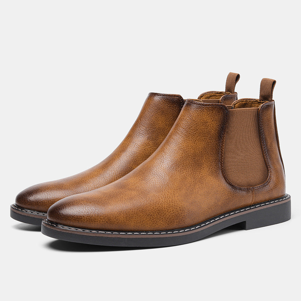 Men's Fashion Retro Cowhide Boots - Hiccupzz