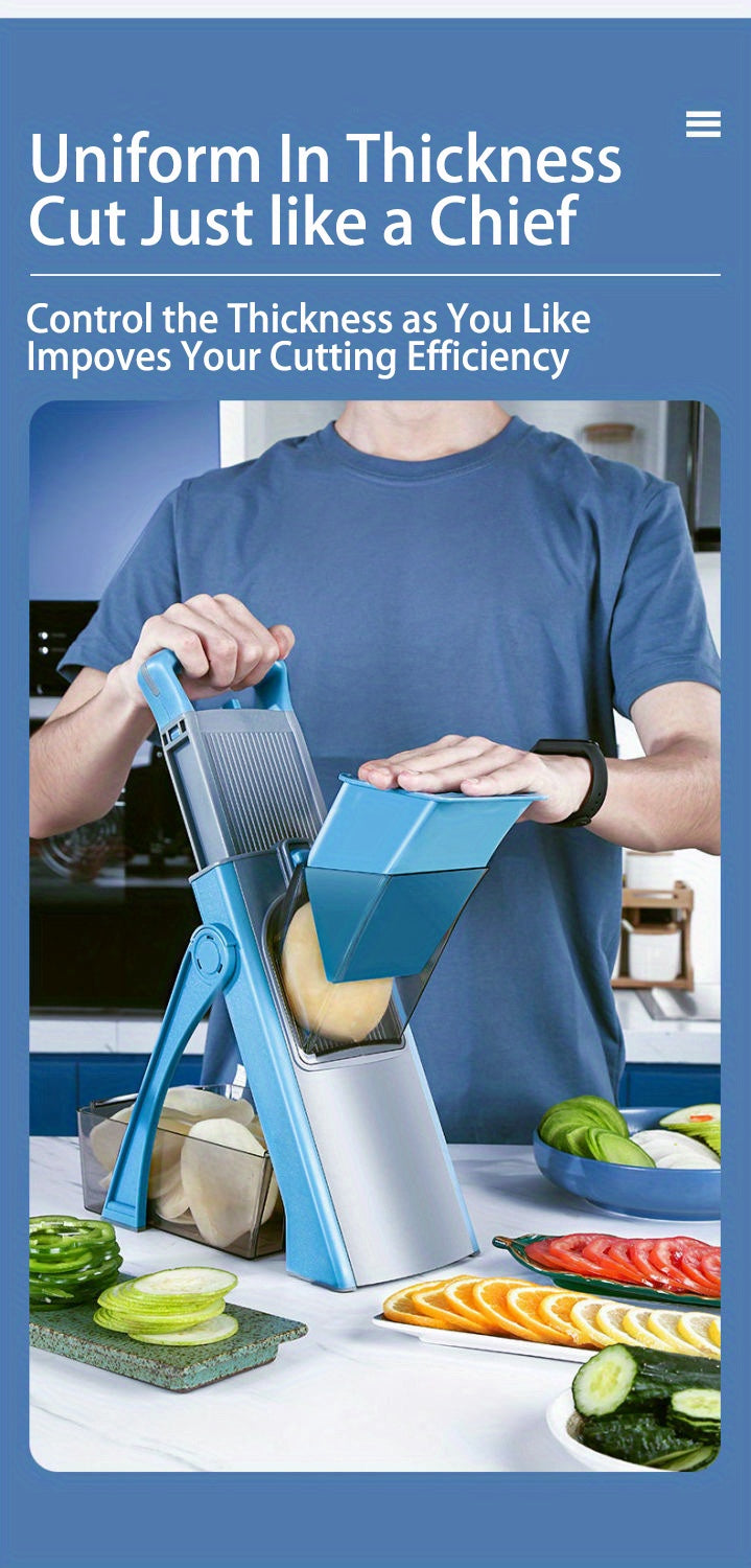 Vegetable Slicer & Food Grater Set – Manual Kitchen Tool - Hiccupzz