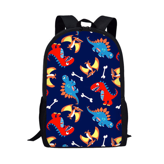 European And American Cartoon Dinosaur Schoolbag - Hiccupzz