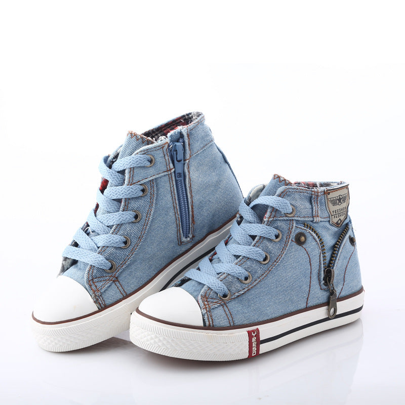 Children's Spring Boys' Canvas Shoes Wholesale Korean Style - Hiccupzz