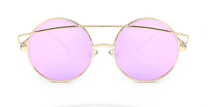 F078 impulse metal children's high quality sunglasses fashion children's sunglasses real film reflective UV400 glasses - Hiccupzz