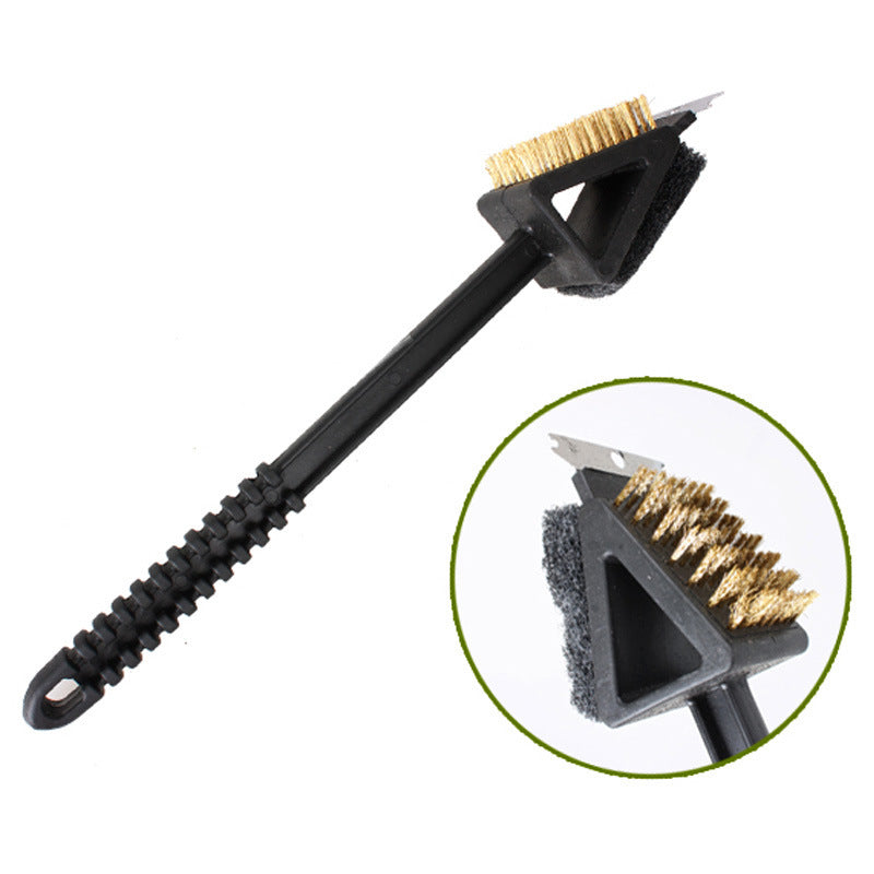 All In One Grill Scraper And Steel Brush Tool - Hiccupzz