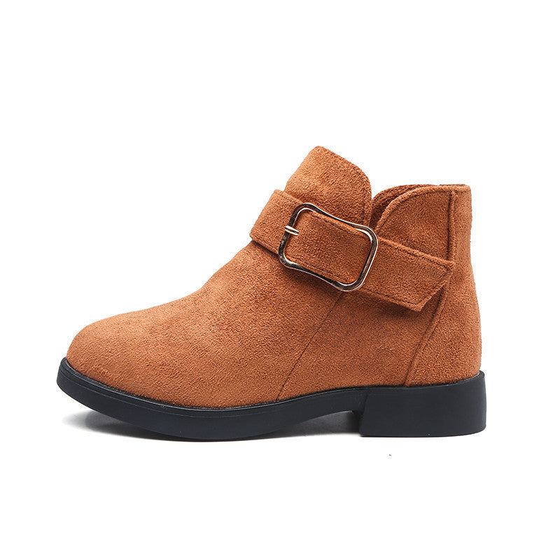 Big kids suede leather boots - Hiccupzz